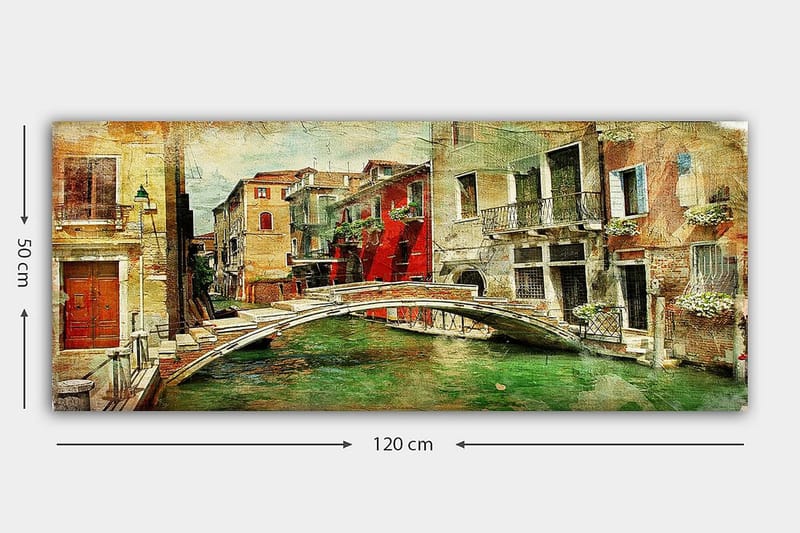 Canvastaulu YTY Cities & Countries Monivärinen - 120x50 cm - Sisustustuotteet - Taulu & taide - Canvas-taulu