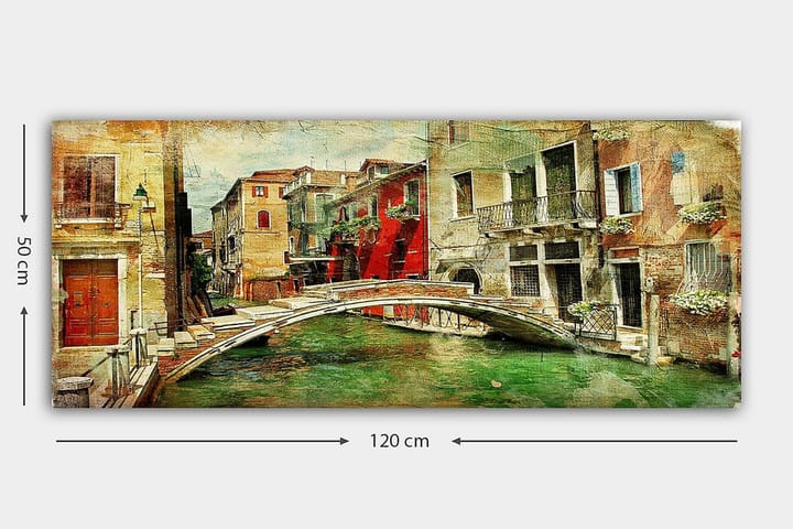 Canvastaulu YTY Cities & Countries Monivärinen - 120x50 cm - Canvas-taulu - Seinäkoristeet