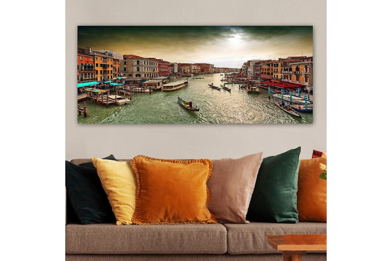 Canvastaulu YTY Cities & Countries Monivärinen - 120x50 cm - Sisustustuotteet - Taulu & taide - Canvas-taulu