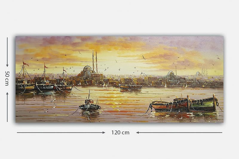 Canvastaulu YTY Cities & Countries Monivärinen - 120x50 cm - Sisustustuotteet - Taulu & taide - Canvas-taulu