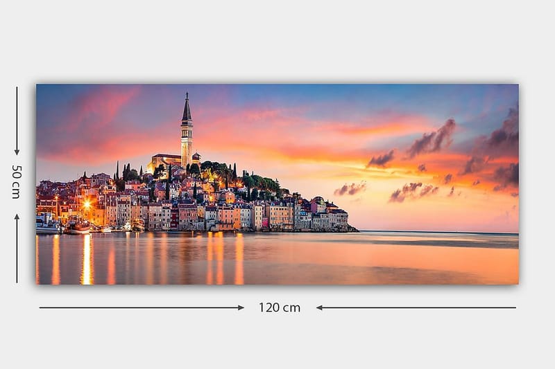 Canvastaulu YTY Cities & Countries Monivärinen - 120x50 cm - Sisustustuotteet - Taulu & taide - Canvas-taulu