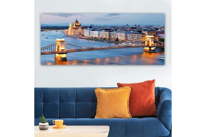 Canvastaulu YTY Cities & Countries Monivärinen - 120x50 cm - Sisustustuotteet - Taulu & taide - Canvas-taulu