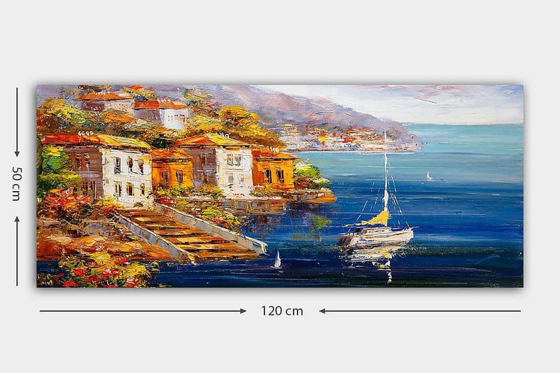 Canvastaulu YTY Cities & Countries Monivärinen - 120x50 cm - Sisustustuotteet - Taulu & taide - Canvas-taulu