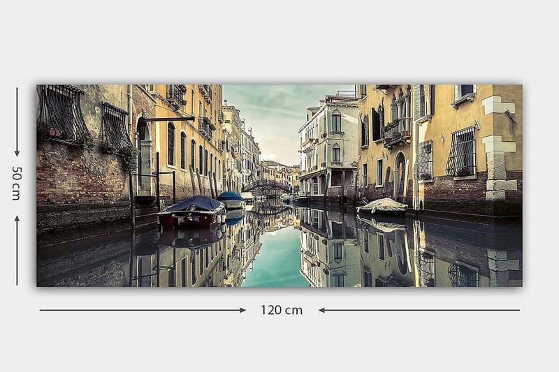 Canvastaulu YTY Cities & Countries Monivärinen - 120x50 cm - Sisustustuotteet - Taulu & taide - Canvas-taulu