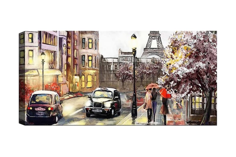 Canvastaulu YTY Cities & Countries Monivärinen - 120x50 cm - Sisustustuotteet - Taulu & taide - Canvas-taulu