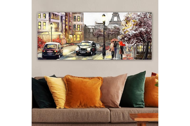 Canvastaulu YTY Cities & Countries Monivärinen - 120x50 cm - Sisustustuotteet - Taulu & taide - Canvas-taulu