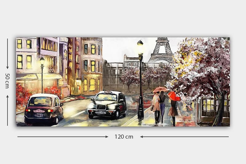 Canvastaulu YTY Cities & Countries Monivärinen - 120x50 cm - Sisustustuotteet - Taulu & taide - Canvas-taulu