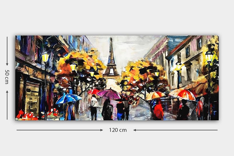 Canvastaulu YTY Cities & Countries Monivärinen - 120x50 cm - Sisustustuotteet - Taulu & taide - Canvas-taulu