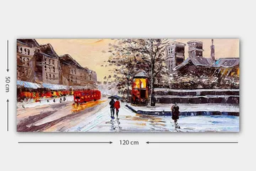 Canvastaulu YTY Cities & Countries Monivärinen - 120x50 cm - Sisustustuotteet - Taulu & taide - Canvas-taulu
