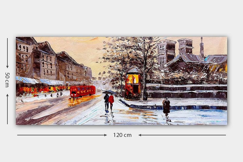 Canvastaulu YTY Cities & Countries Monivärinen - 120x50 cm - Sisustustuotteet - Taulu & taide - Canvas-taulu