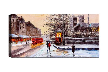 Canvastaulu YTY Cities & Countries Monivärinen - 120x50 cm - Sisustustuotteet - Taulu & taide - Canvas-taulu