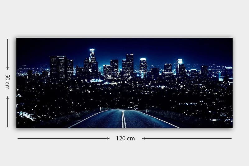 Canvastaulu YTY Cities & Countries Monivärinen - 120x50 cm - Sisustustuotteet - Taulu & taide - Canvas-taulu