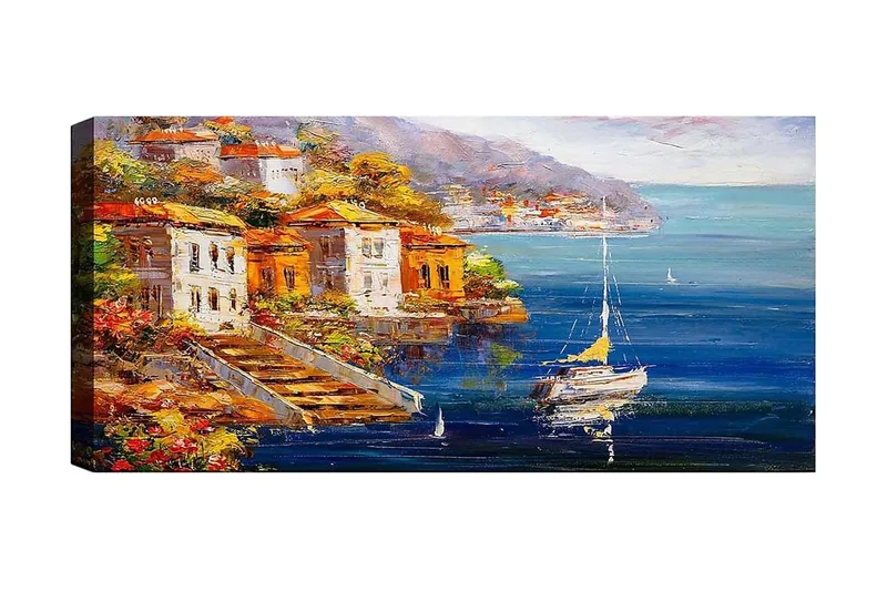 Canvastaulu YTY Cities & Countries Monivärinen, 120x50 cm