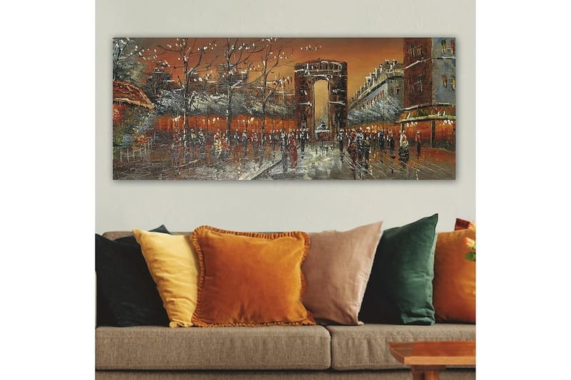 Canvastaulu YTY Cities & Countries Monivärinen - 120x50 cm - Sisustustuotteet - Taulu & taide - Canvas-taulu