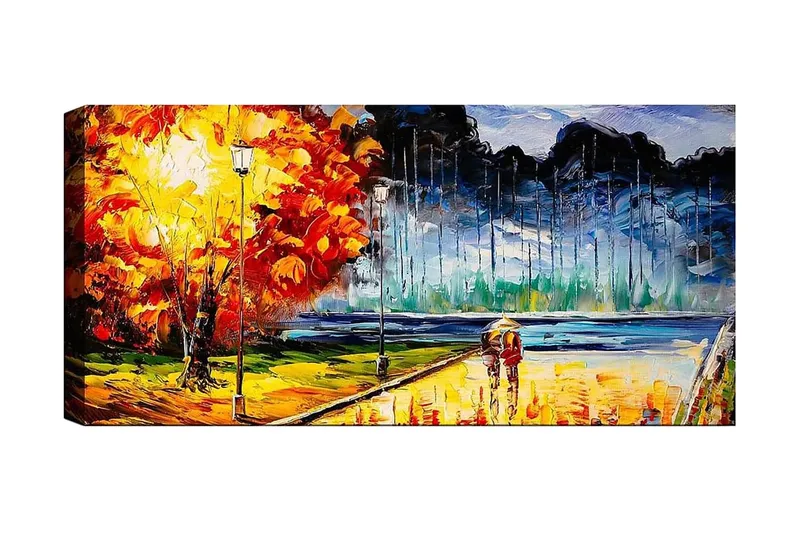 Canvastaulu YTY Cities & Countries Monivärinen, 120x50 cm