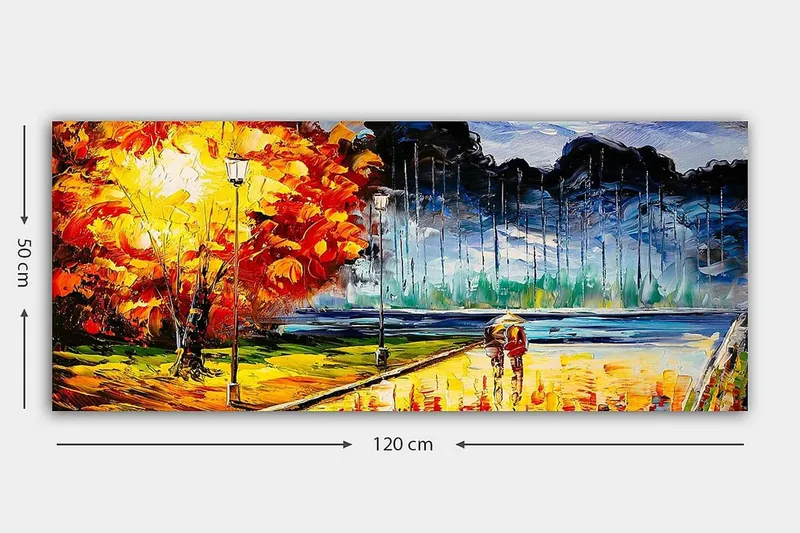 Canvastaulu YTY Cities & Countries Monivärinen - 120x50 cm - Sisustustuotteet - Taulu & taide - Canvas-taulu