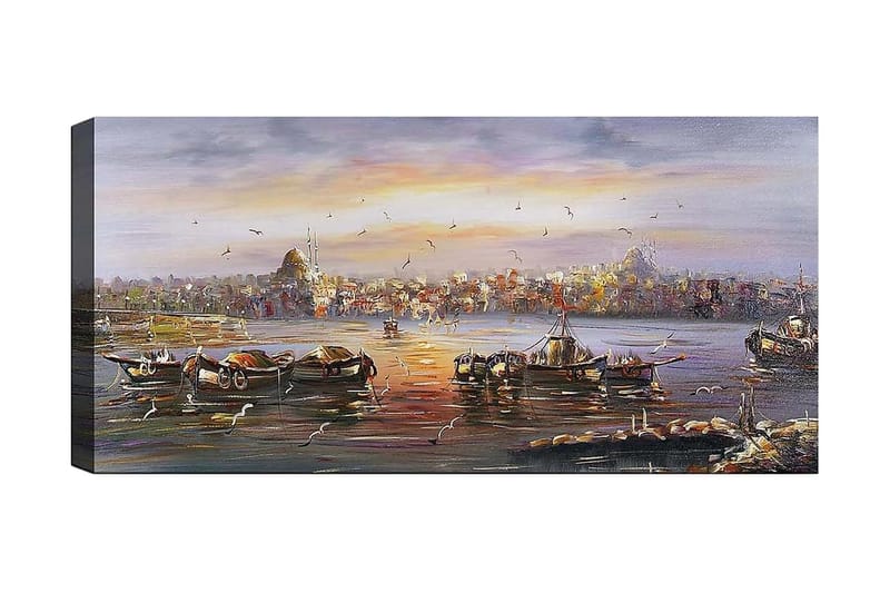 Canvastaulu YTY Cities & Countries Monivärinen, 120x50 cm