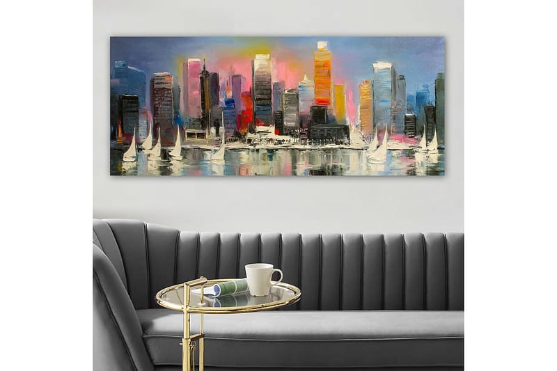 Canvastaulu YTY Cities & Countries Monivärinen - 120x50 cm - Sisustustuotteet - Taulu & taide - Canvas-taulu