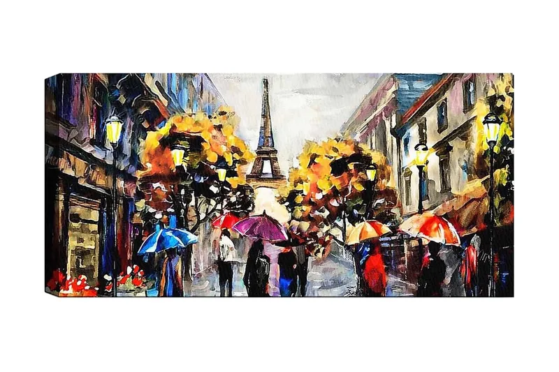 Canvastaulu YTY Cities & Countries Monivärinen - 120x50 cm - Sisustustuotteet - Taulu & taide - Canvas-taulu