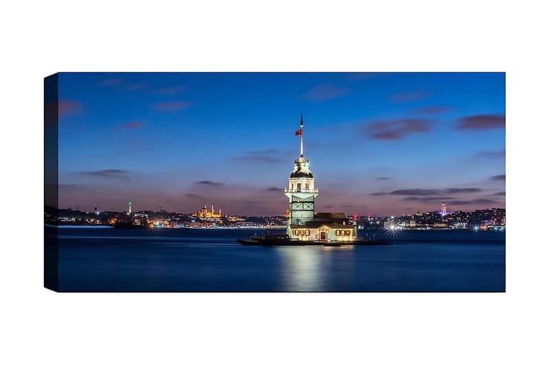 Canvastaulu YTY Cities & Countries Monivärinen, 120x50 cm