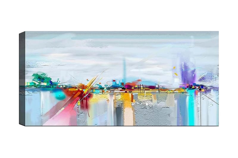 Canvastaulu YTY Cities & Countries Monivärinen, 120x50 cm
