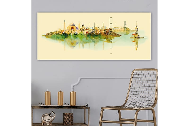 Canvastaulu YTY Cities & Countries Monivärinen - 120x50 cm - Sisustustuotteet - Taulu & taide - Canvas-taulu