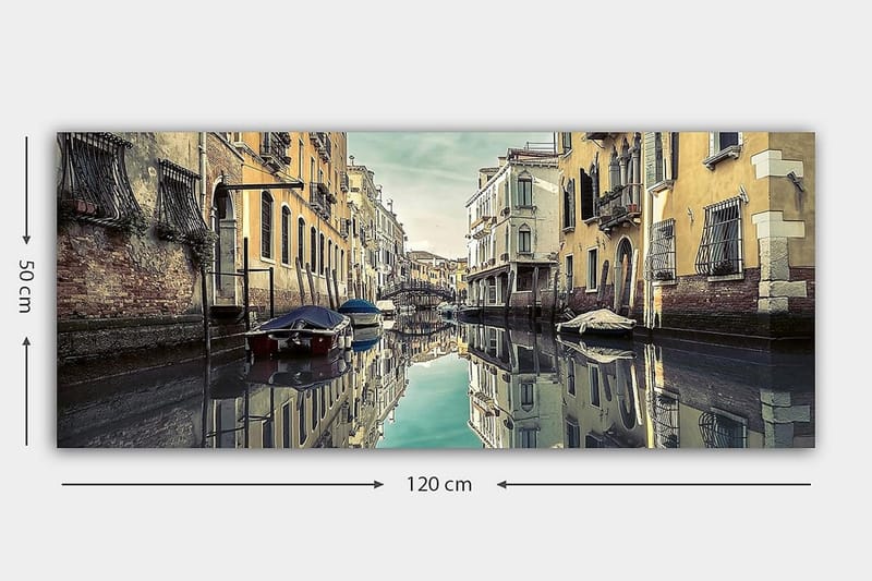 Canvastaulu YTY Cities & Countries Monivärinen - 120x50 cm - Sisustustuotteet - Taulu & taide - Canvas-taulu