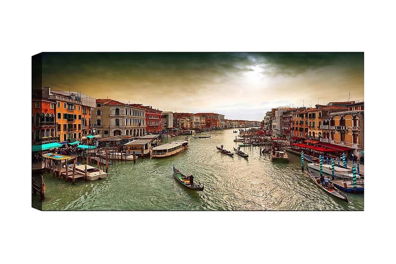 Canvastaulu YTY Cities & Countries Monivärinen, 120x50 cm