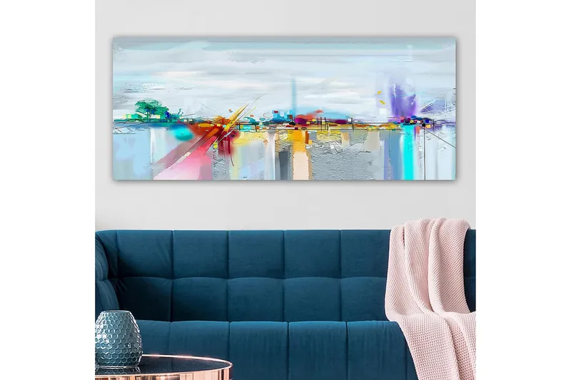Canvastaulu YTY Cities & Countries Monivärinen - 120x50 cm - Sisustustuotteet - Taulu & taide - Canvas-taulu