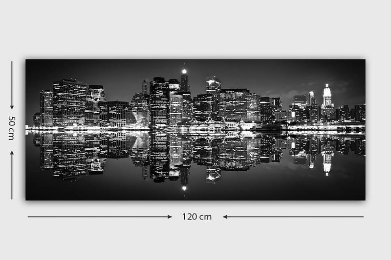 Canvastaulu YTY Cities & Countries Monivärinen - 120x50 cm - Sisustustuotteet - Taulu & taide - Canvas-taulu