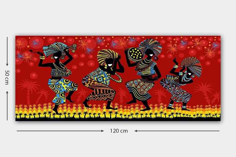 Canvastaulu YTY Culture Monivärinen - 120x50 cm - Sisustustuotteet - Taulu & taide - Canvas-taulu