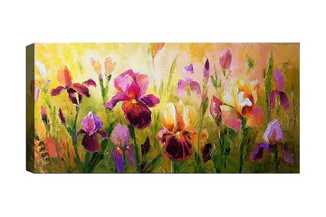 Canvastaulu YTY Floral & Botanical Monivärinen - 120x50 cm - Sisustustuotteet - Taulu & taide - Canvas-taulu