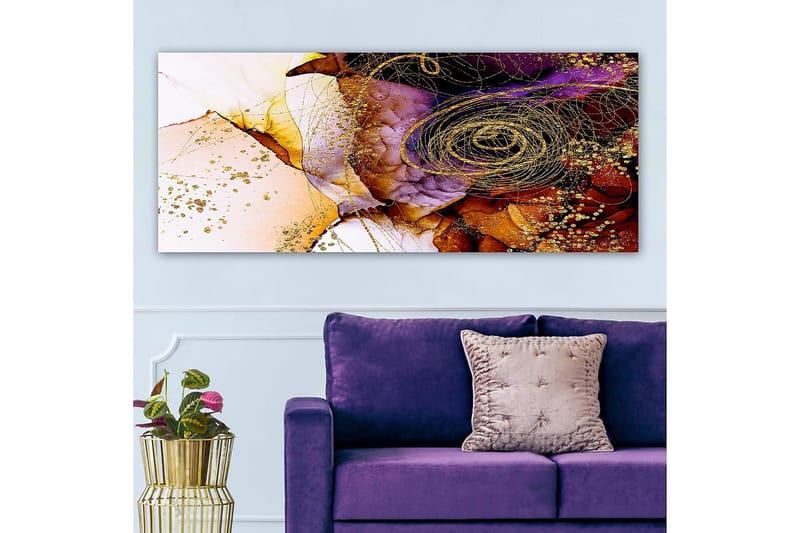 Canvastaulu YTY Floral & Botanical Monivärinen - 120x50 cm - Sisustustuotteet - Taulu & taide - Canvas-taulu