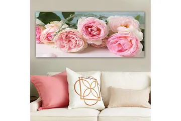 Canvastaulu YTY Floral & Botanical Monivärinen - 120x50 cm - Sisustustuotteet - Taulu & taide - Canvas-taulu