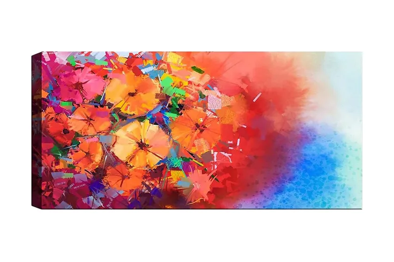 Canvastaulu YTY Floral & Botanical Monivärinen, 120x50 cm