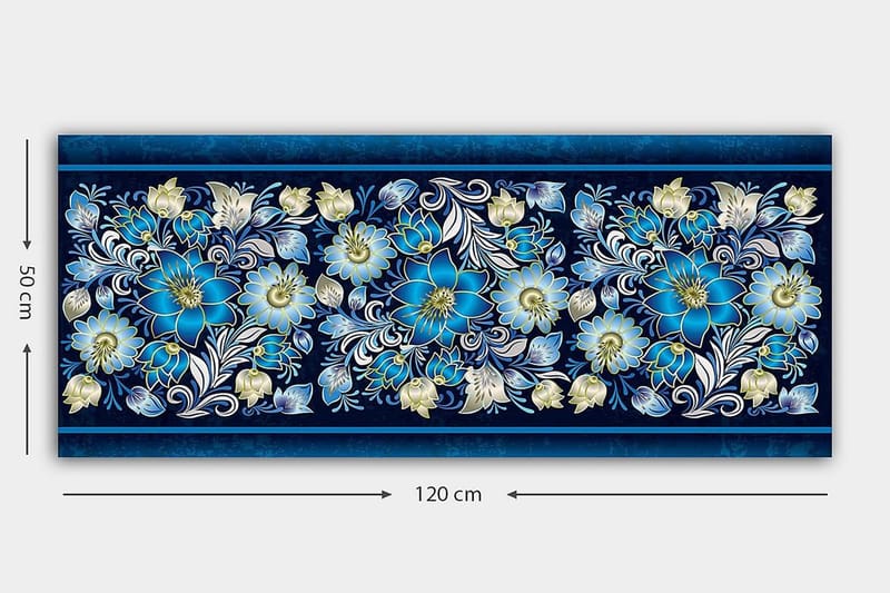 Canvastaulu YTY Floral & Botanical Monivärinen - 120x50 cm - Sisustustuotteet - Taulu & taide - Canvas-taulu