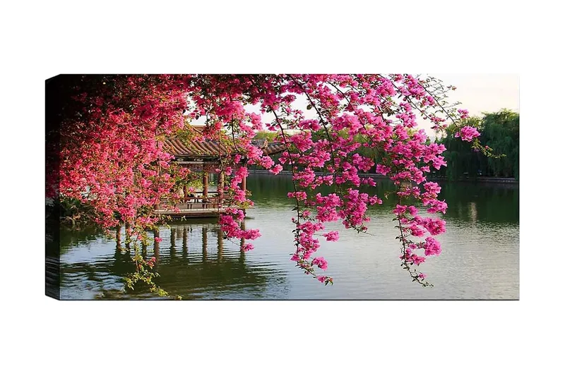 Canvastaulu YTY Floral & Botanical Monivärinen, 120x50 cm