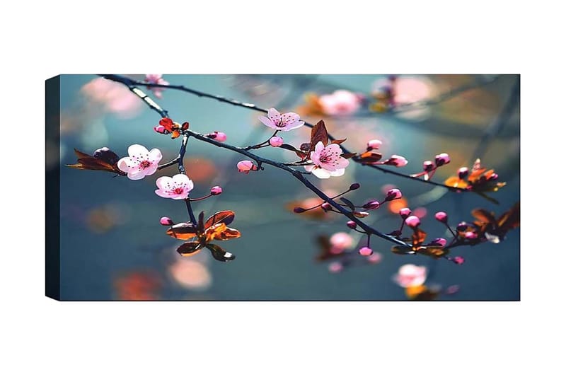 Canvastaulu YTY Floral & Botanical Monivärinen - 120x50 cm - Sisustustuotteet - Taulu & taide - Canvas-taulu