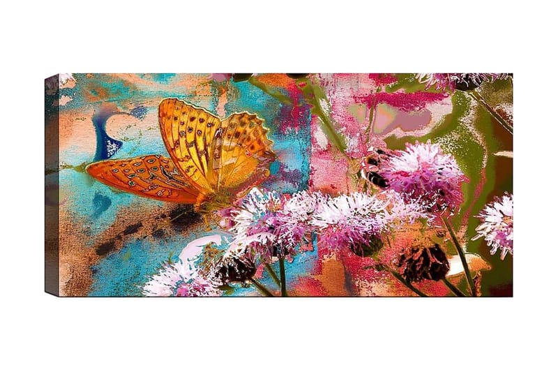 Canvastaulu YTY Floral & Botanical Monivärinen - 120x50 cm - Sisustustuotteet - Taulu & taide - Canvas-taulu