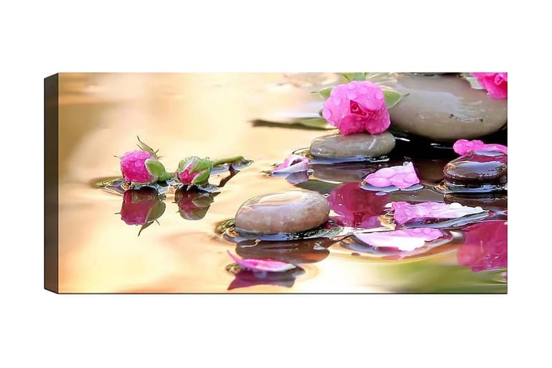 Canvastaulu YTY Floral & Botanical Monivärinen - 120x50 cm - Sisustustuotteet - Taulu & taide - Canvas-taulu