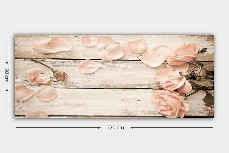 Canvastaulu YTY Floral & Botanical Monivärinen - 120x50 cm - Canvas-taulu - Seinäkoristeet