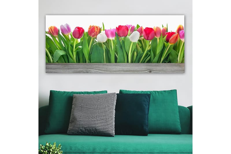 Canvastaulu YTY Floral & Botanical Monivärinen - 120x50 cm - Canvas-taulu - Seinäkoristeet