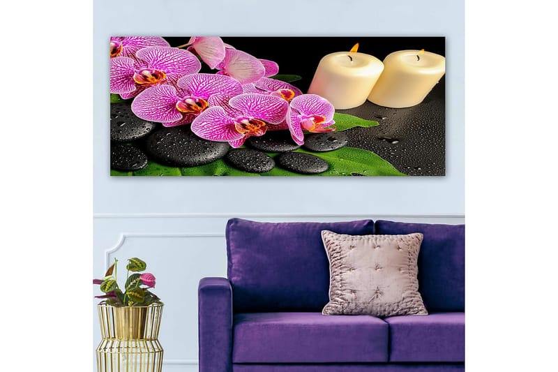 Canvastaulu YTY Floral & Botanical Monivärinen - 120x50 cm - Canvas-taulu - Seinäkoristeet