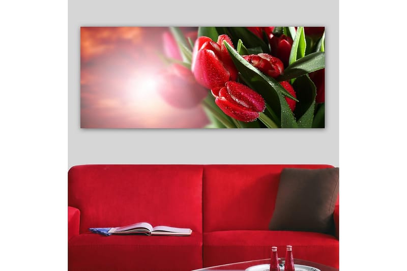 Canvastaulu YTY Floral & Botanical Monivärinen - 120x50 cm - Sisustustuotteet - Taulu & taide - Canvas-taulu
