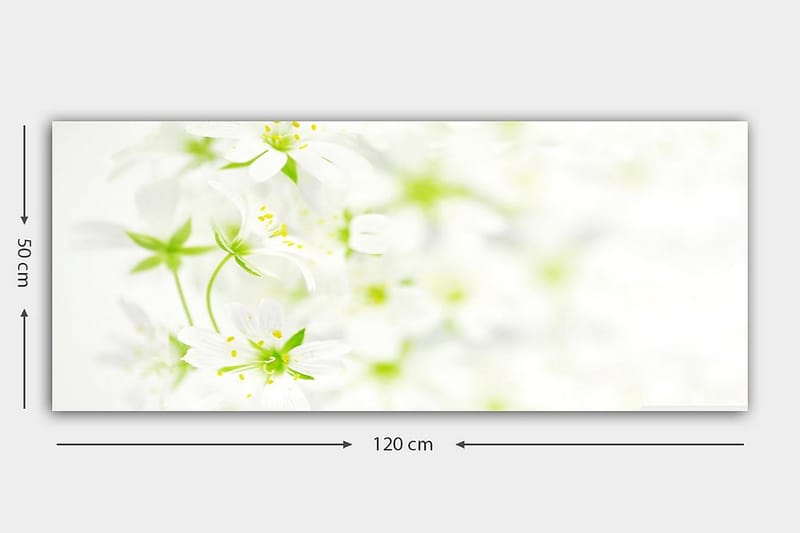 Canvastaulu YTY Floral & Botanical Monivärinen - 120x50 cm - Sisustustuotteet - Taulu & taide - Canvas-taulu