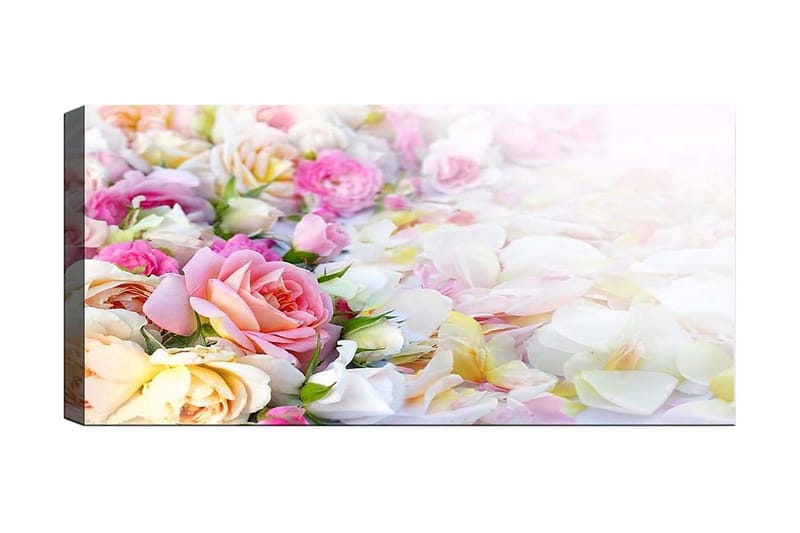 Canvastaulu YTY Floral & Botanical Monivärinen - 120x50 cm - Sisustustuotteet - Taulu & taide - Canvas-taulu