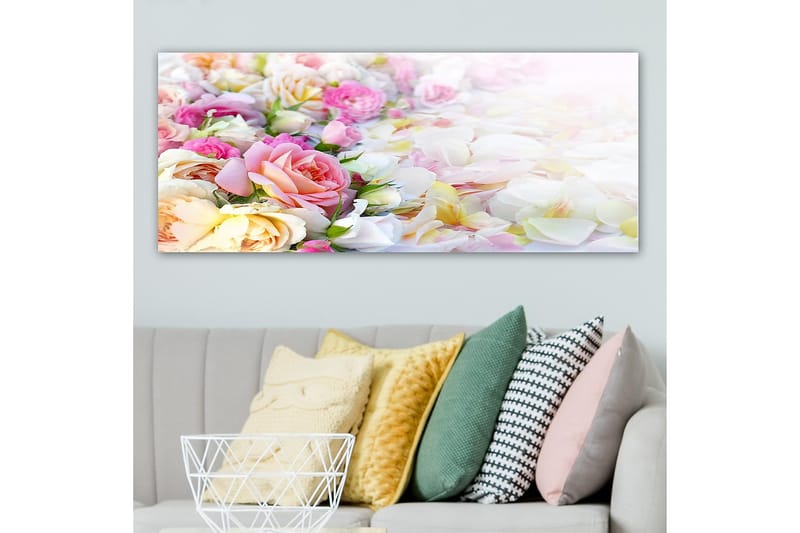 Canvastaulu YTY Floral & Botanical Monivärinen - 120x50 cm - Sisustustuotteet - Taulu & taide - Canvas-taulu