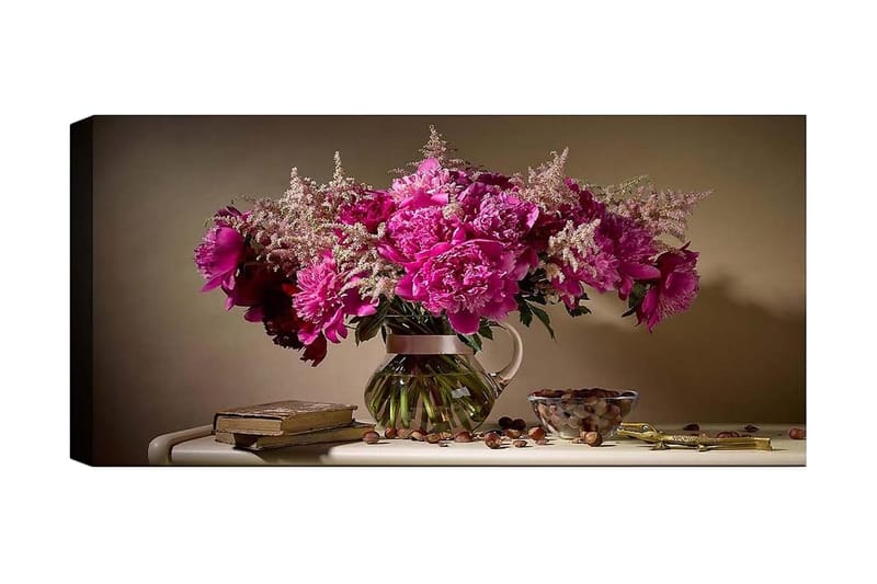 Canvastaulu YTY Floral & Botanical Monivärinen - 120x50 cm - Sisustustuotteet - Taulu & taide - Canvas-taulu