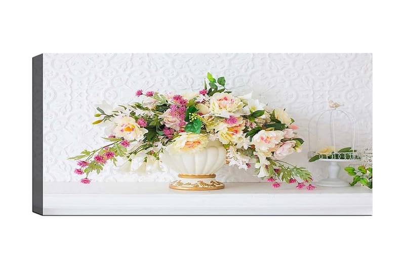 Canvastaulu YTY Floral & Botanical Monivärinen - 120x50 cm - Sisustustuotteet - Taulu & taide - Canvas-taulu