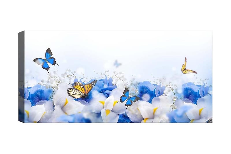 Canvastaulu YTY Floral & Botanical Monivärinen - 120x50 cm - Sisustustuotteet - Taulu & taide - Canvas-taulu